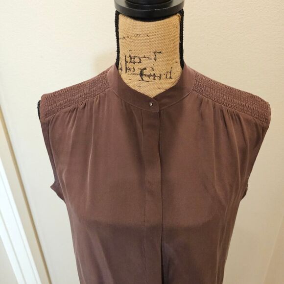 All Saints Sleeveless Silk Dress Size 4 - Picture 2 of 5